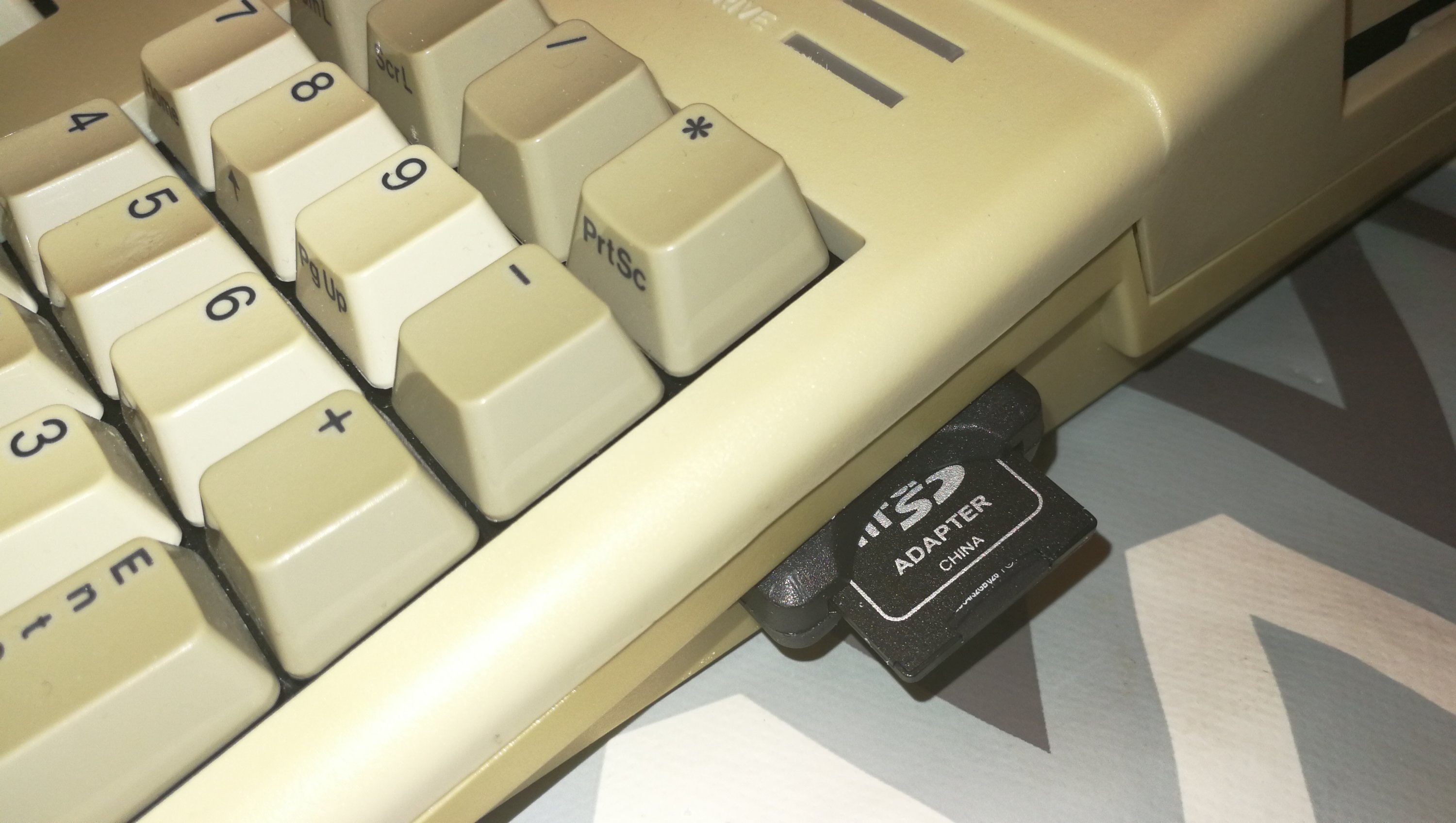 SD Card Slot and HDMI port to an Amiga 500