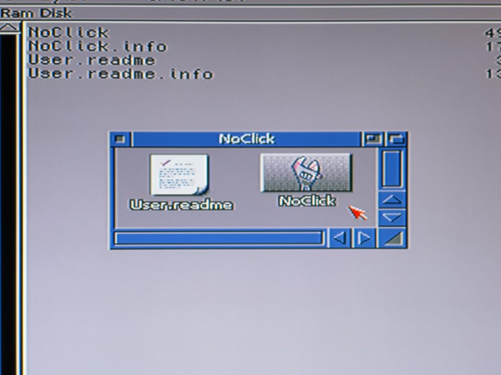 Amiga drive clicking noise