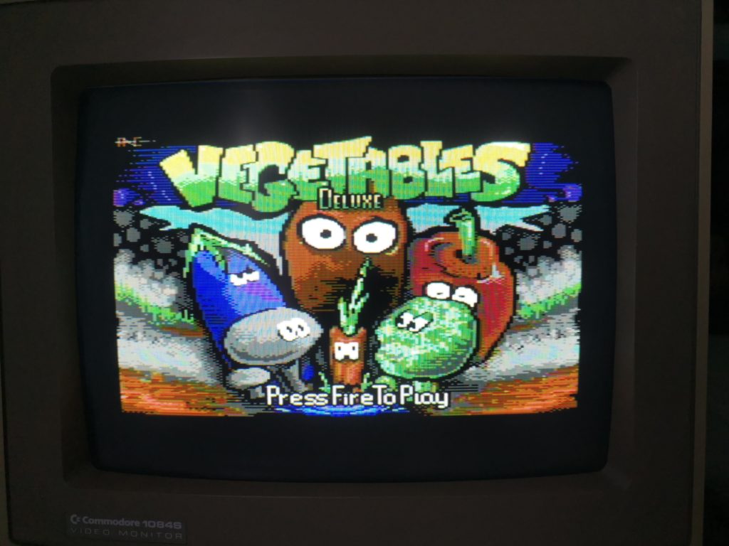 Vegetables Deluxe title screen