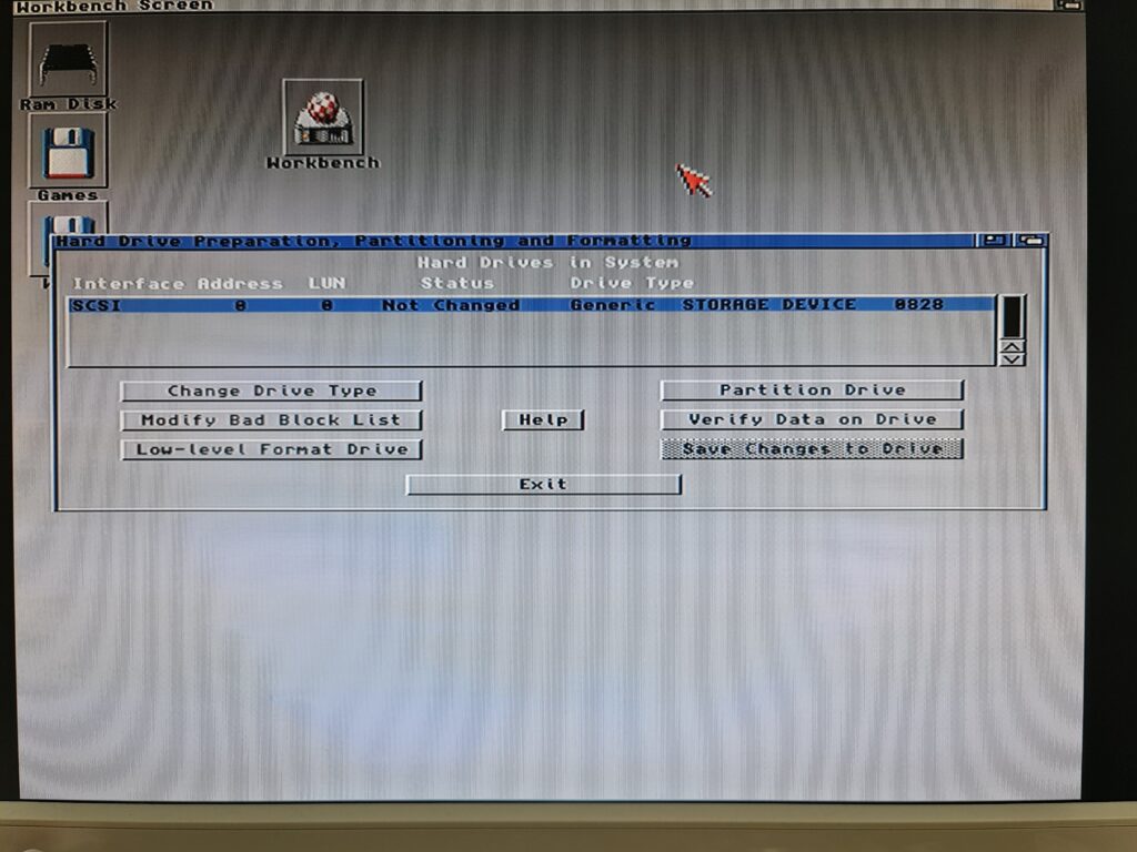 Amiga HDTooBox Window