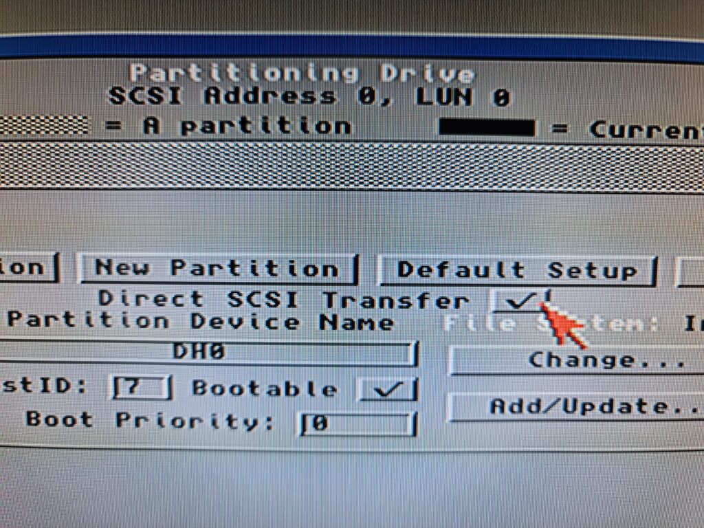 Amiga Direct SCSI Transfer