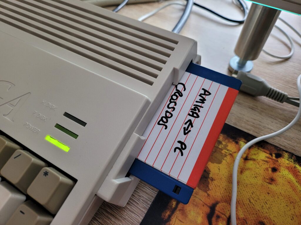 Amiga CrossDOS disk.