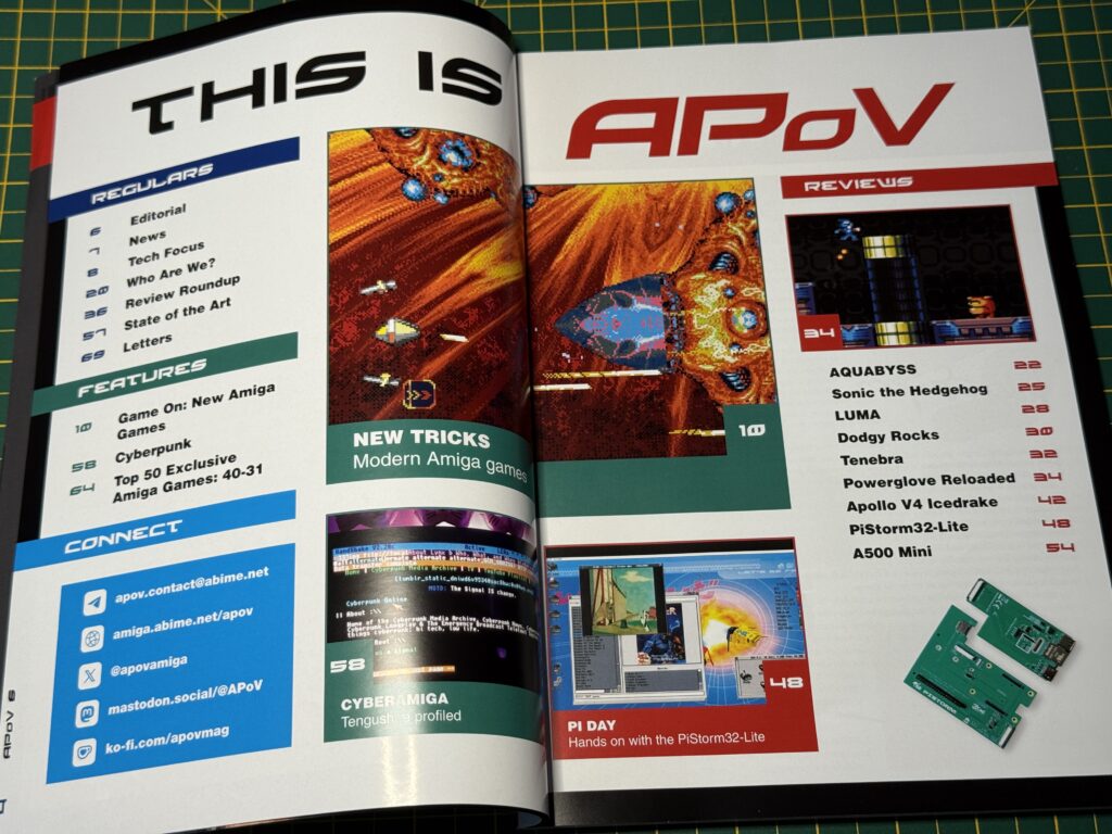 APoV Issue 6 Contents Pages